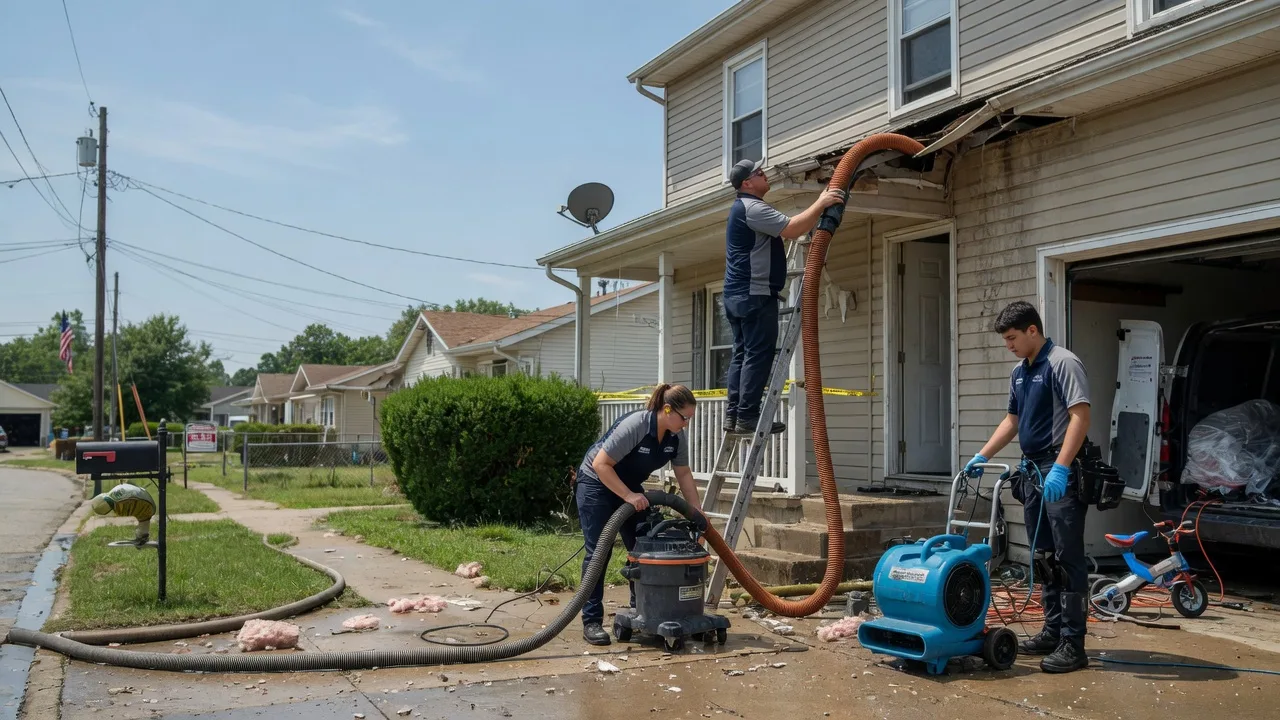 Water Damage Restoration in Pekin, IL near me